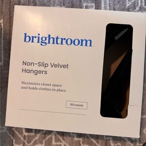 Velvet Non-Slip Hangers - Black